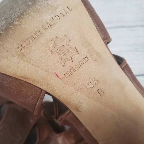 LOEFFLER RANDALL Keira stappy platform heels - Picture 5 of 7